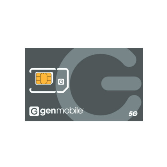 Picture of GenMobile Orange (Dish) Network Sim Card